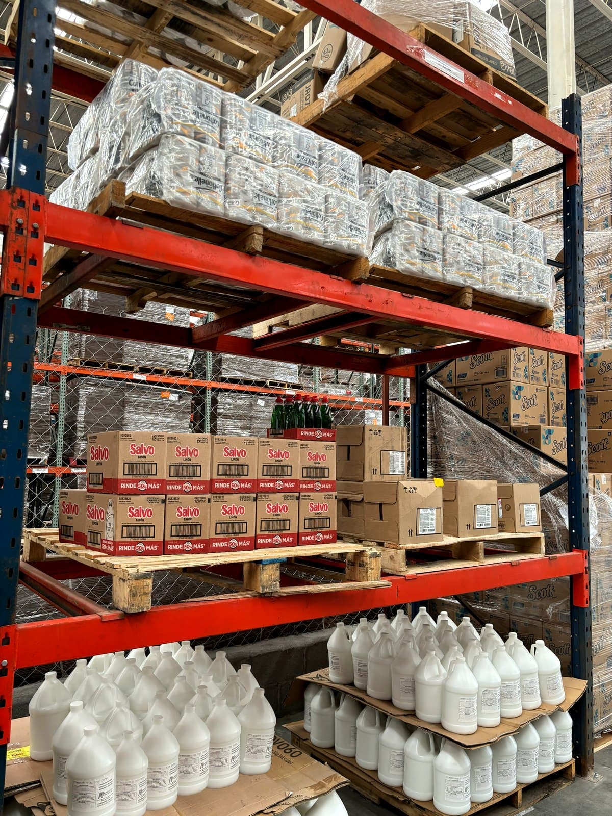 Inventario de productos químicos y consumibles en almacén Querétaro